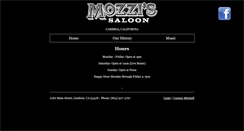 Desktop Screenshot of mozzissaloon.com